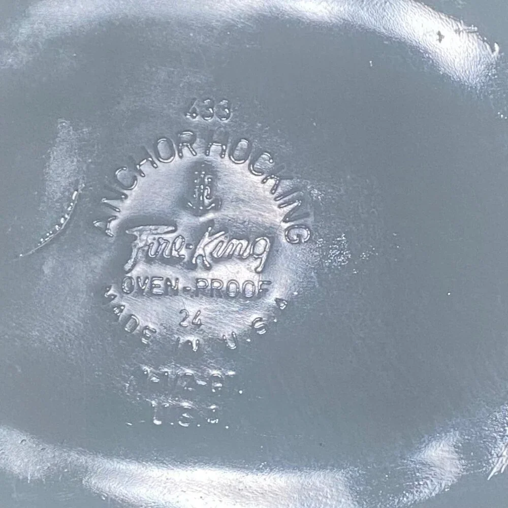 Vintage Anchor Hocking Fire King Bake Ware Baking Dish